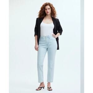 NWT Madewell The Curvy Perfect Vintage Jeans Size 33 HighRise Straight Leg Denim